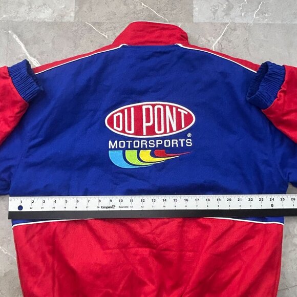 Vintage Dupont Racing Jacket Mens XL Jeff Gordon Nascar Embroidered - Picture 5 of 7
